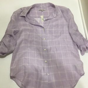 Made well sheer purple top